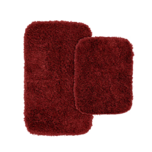 Textured Bathroom Rug Set